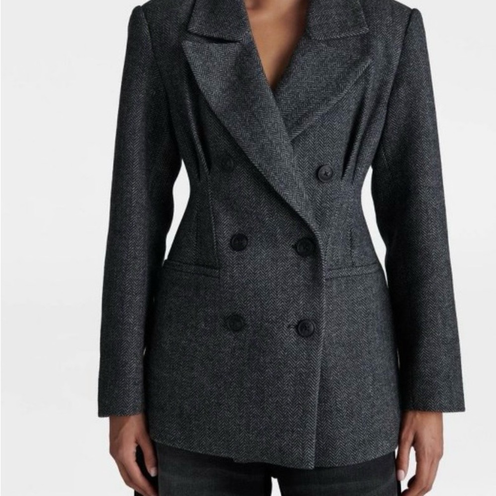 Kbb Kahlana-Charcoal Corset Blazer NWT